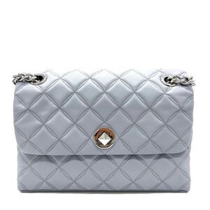 Kate Spade Natalia Medium Flap Shoulder Bag Brushed Steel